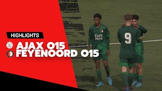 Klassieke zege op De Toekomst  Highlights Ajax O15 – Feyenoord O15  Feyenoord Academy 20212022 [upl. by Airemat270]