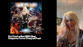 Doro Pesch on New DORO Album Conqueress Forever Strong and Proud [upl. by Ennaej]