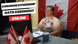 Canadian Citizenship 🇨🇦 Virtual Oath Taking Ceremony Aug 2023 Online Oath  Canadian Citizenship [upl. by Artep686]