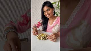 Sweet corn 🌽 husk తో candle holder DIY tealightcandleholder diwalispecial [upl. by Gnouhp]