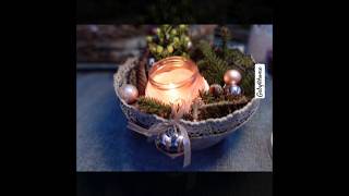 zauberhafte schnelle Winterdekoration florist diy easy tutorial shorts [upl. by Ireg]