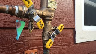 How To Quick Drain Your Sprinkler System [upl. by Yllen670]