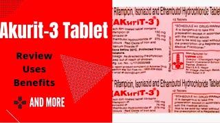 Akurit3 TabletCombipack of Ethambutol Hydrochloride And Isoniazid amp Rifampicin Capsules Review [upl. by Ardnaek840]