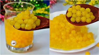 How to make BOBA PEARLS with CORNSTARCH  is it worth a try Boba Pearls without Tapioca Starch [upl. by Nnyltak]