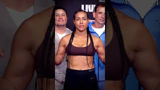 Cecilia Braekhus vs Maricela Cornejo  Weighin Face Off [upl. by Horick]