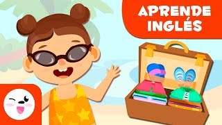 Ropa de verano en inglés  Vocabulario en inglés para niños [upl. by Savory]