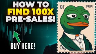 How To Find Next 100x Presale Or Meme Coin New Memecoin  New CRYPTO Project 💰 New Presale [upl. by Ylrad]