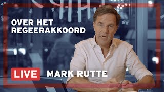 Mark Rutte beantwoordt LIVE vragen over het regeerakkoord [upl. by Almeida]