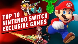 Top 10 Nintendo Switch Exclusive Games [upl. by Nama422]