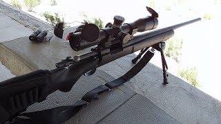 実弾射撃 レミントン M700 狙撃銃 Remington M700 Sniper Rifle [upl. by Acyssej]