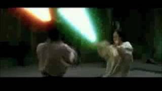 Crouching Tiger Hidden Dragon Light Saber Fight [upl. by Nickola896]