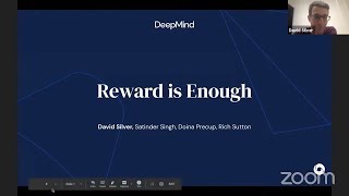 2021 44 Reward is Enough  David Silver [upl. by Corinne]