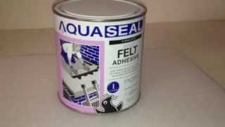 AQUASEAL FIRMAFIX ROOF FELT ADHESIVE 1LTR  FBAQFELT1 [upl. by Ahsiemal]