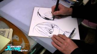 BAKUMAN Takeshi Obata OFFICIAL Creator Sketch Video by SHONEN JUMP Alpha [upl. by Ahcirt731]