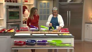 Genius Nicer Dicer Plus 10piece MultiChopper with Stacey Stauffer [upl. by Erret657]