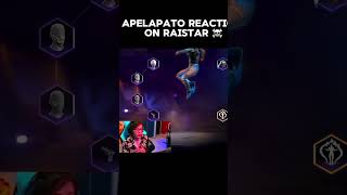 APELAPATO REACTION ON RAISTAR ☠️freefire raistar gaming totalgaming shorts trending [upl. by Irafat533]