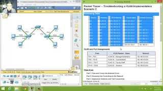 6238  3248 Packet Tracer  Troubleshooting a VLAN Implementation  Scenario 2 [upl. by Rosalee]