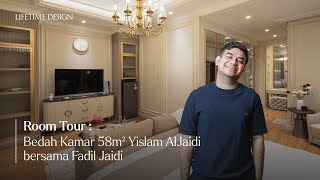 Room Tour bersama Fadil Jaidi Transformasi Kamar Pengantin Yislam Aljaidi [upl. by Leachim]