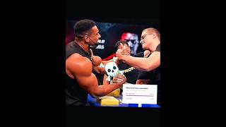 SCHOOLBOY VS LARRY WHEELS  ARM WRESTLING 2024 armwrestling shortsfeed viral trending [upl. by Nyledam]