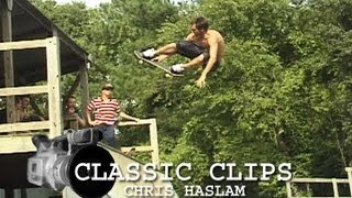 Chris Haslam Skateboarding Classic Clips 62 Canadian [upl. by Elise537]