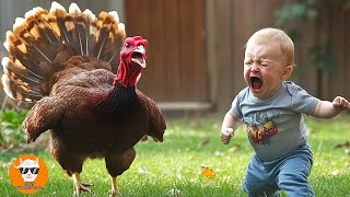 BABY AND ANIMAL  Crying Babies With Animals Moments 2  Funny Baby Videos  Just Funniest [upl. by Miranda]