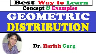 Geometric Distribution amp Examples [upl. by Ennyl]