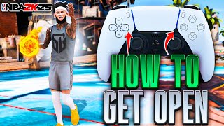 HOW to GET OPEN in NBA 2K25 DRIBBLE TUTORIAL wHANDCAM NEW L2 CANCEL  SPEEDBOOST  QUICKSTOP 2K25 [upl. by Renraw]