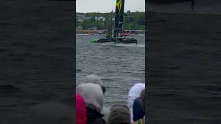 The speed of the Flying Roo is wild SailGP Sailing boat yacht [upl. by Mirna103]