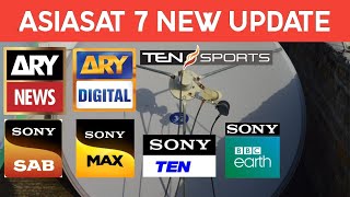 Asiasat 7 105e New Latest Update Complete Channel List  Asiasat 7 Strong TP [upl. by Welby]