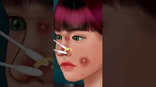 nose ring removed animation ASMR asmr shorts youtubeshorts [upl. by Kcim]