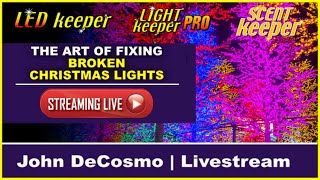 Mastering Christmas Lights  Crucial Christmas Light Hacks Live with John DeCosmo The Light Wizard [upl. by Avad]