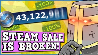 Steam Summer Sale IS BROKEN Steam Sale Is A Perfectly Balanced Game With No Exploits Infinite Points [upl. by Zampardi]