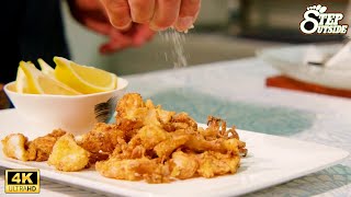 Crispy Calamari Secret The Ultimate HomeMade Calamari Recipe  Step Outside with Paul Burt [upl. by Elbys365]