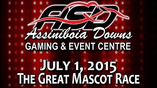 Assiniboia Downs  The 18th Annual Great Mascot Race [upl. by Grizelda]