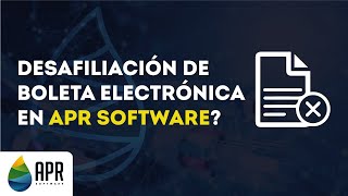 DESAFILIACION DE BOLETA ELECTRONICA GRATUITA DEL SII [upl. by Asenab]