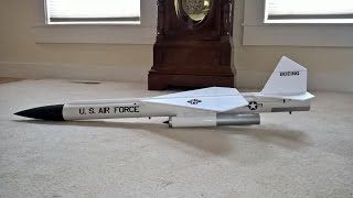 RC Bomarc Missile flying on estes E12 rocket motor [upl. by Eenal]