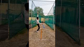 sidearmer speed 150😱 sidearm netpractice bgt indvsaus goprocricket leatherballbattingpractice [upl. by Nahtal]