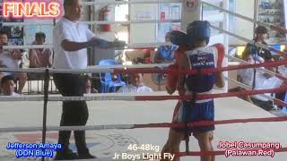 FINALS Jefferson Amaya vs Jobel Casumpang Batang Pinoy 2024 BOXING PALAWAN [upl. by Yenohtna]