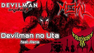 DEVILMAN crybaby  Devilman no Uta feat Rena 🎄 【Intense Symphonic Metal Cover】 [upl. by Ayn]