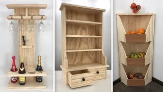 3 Proyectos en Madera Que debes Hacer Alguna Vez  Tutorial de Carpinteria [upl. by Marje]