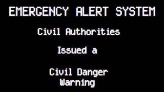 Emergency Alert System Zombie Apocalypse in the US [upl. by Sosthena]