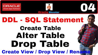 Apps Technical 4 Create Table and View Alter Table and View Drop Table and View and Rename [upl. by Schwarz145]