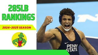 285lb Preseason RANKINGS  20242025 NCAA Wrestling Season [upl. by Nnyled529]