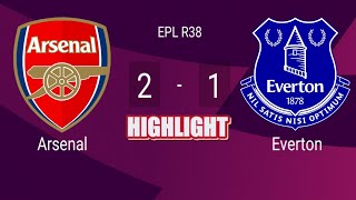 Arsenal vs Everton 2 1  All Goals amp Extended Highlights  Premier League 202324 [upl. by Lerrej188]