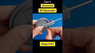 Homemade Mini Rc Excavator from PVC  diy inventions diytools machine dc dcmotor lifehacks [upl. by Stefanac978]