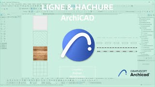 Ligne et Hachure personnalisées sur ArchiCAD [upl. by Aser]