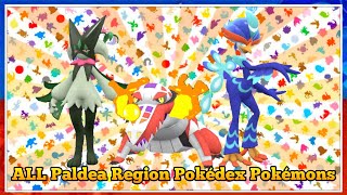 How To Evolve Pokémon  Generation 9 Paldea Region Animated 3D Regular Sprites [upl. by Kayla]