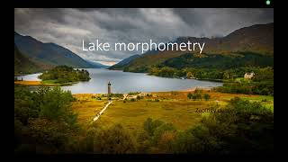 lake morphometry [upl. by Greeson]