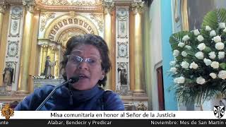 Misa comunitaria en honor al Señor de la Justicia [upl. by Akiret]