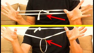 magic trick revealed   Ring On Rope Magic Trick [upl. by Inoliel]